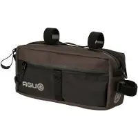 Agu Venture Bar Bag - Stuurtas - Fietstas - Brown - 2L - Gerecycled Polyester - 3M Reflectie - Waterafstotende YKK-rits - Met Schouderband