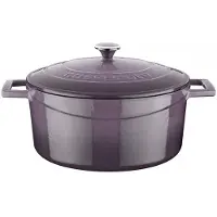 Lava Braadpan - 24 cm - 4.49 liter - Gietijzer - Paars