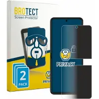 BROTECT - privacy screenprotector voor Motorola Razr 70 Plus - Folie Beschermfolie Blauwlichtfilter 2 Stuks