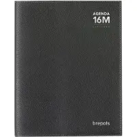 Brepols agenda 2026-2027 - Bretime CALPE - Schoolagenda - 16 maanden - 1 week per 2 pagina's - Gespiraleerd - Weekoverzicht - Zwart - 14.8 x 21 cm