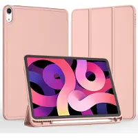 Phreeze Hoesje geschikt voor iPad Air 4/5 10.9 inch 2020/2021/2022 Case Smart Cover Bookcase Hoes met Pencil Vakje Inklapbaar Vouwbaar