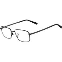 Aucune Bril - FLEXON - NATHANIEL 600 - Donker gunmetal - Metaal - Maat 52 mm (neusbrug 17 mm)