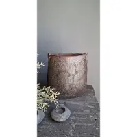 Tom aardewerk vensterbank pot roestkleur