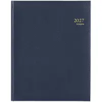 Brepols bureau agenda 2027 - CONCORDE [0.240] - LIMA - Bureau agenda - 1 week op 2 pagina's - Weekoverzicht - Blauw - 21 x 27 cm
