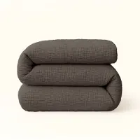 Y-NOT – Dekbed Zonder Overtrek 240x200 – Micro Mousseline – All Year Dekbed – Zacht & Wasbaar – Chocolade Bruin