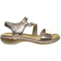 Rieker Metallic Goud Damessandalen maat 40