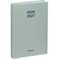 Brepols agenda 2026-2027 - NATURE - Schoolagenda - 1 dag per pagina - Gekartonneerde omslag - Dagoverzicht - Groen - 11.5 x 16.9 cm