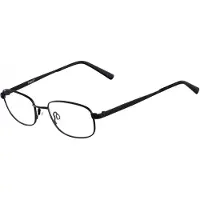 FLEXSON Flexon FLEXON CLARK 600 N Black chrome 50/19/140 MAN Brilmonturen