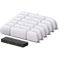 OEM Kattenbakfilter, 6 reservewaterfilters, actieve koolfilter, geschikt voor DPWFP6