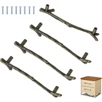 OEM Kastknoppen van zinklegering - Handgreep met een afstand van 96 mm - Materiaal voor meubelrenovatie - Bronzen kleur