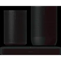 Sonos Beam Gen2 Soundbar + Era 100 Sl Multiroom-speaker Move 2 Multiroom-speaker Zwart Audio Bundle