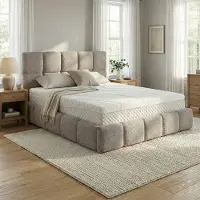 Mörgenn Bed Calma - Luxe Bedframe met Opbergruimte - Dove (Anthology 16) - 180x200 cm - Met Luxe Suprême Hotelmatras