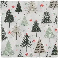 Clayre & Eef Servetten Papier Set van 20 33x33 cm Wit Papier