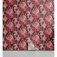 Abakuhaus Vintage afpelbaar en zelfklevende behang voor thuis, zelfklevende woonkamerkeuken accent, 33 cm x 90 cm, Bleek kastanjebruin donker beige