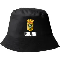 L-merch Bucket Hat Grunn - zwart - Groningen - wapen van Groningen - festival - evenement