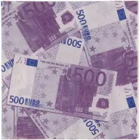 Clayre & Eef Servetten Papier Set van 20 33x33 cm Wit Papier