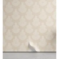 Abakuhaus Neutrale kleur Peelbare en Zelfklevende Behang voor Thuis, Zelfklevende Woonkamer Keukenaccent, 33 cm x 180 cm, Champagne Eierschaal