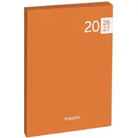 Brepols agenda 2026-2027 - VENETO FLEXI - Schoolagenda - 1 dag per pagina - Soepele omslag - Dagoverzicht - Oranje - 11.5 x 16.9 cm