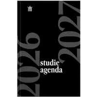 Ryam Studie agenda 2026/2027 - Zwart - Hardcover - Weekoverzicht - 12x19 cm