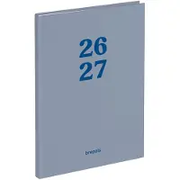 Brepols agenda 2026-2027 - Horizon CORAL - Schoolagenda - 1 week op 2 pagina's - Stevige omslag - Weekoverzicht - Grijs - 14.8 x 21 cm