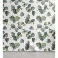 Abakuhaus aftrekbaar en zelfklevende behang voor thuis, zelfklevende woonkamerkeuken accent, 33 cm x 180 cm, groen lichtbruin wit