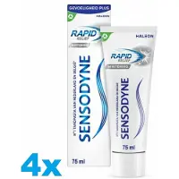 Sensodyne - Tandpasta - Rapid Relief - Whitening - 75ml x 4