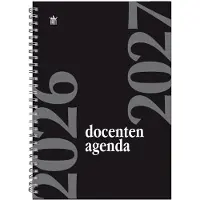 Ryam | Docenten Agenda | 2026/2027 | Spiraal | A4 | 12 mnd | Zwart |