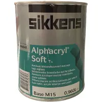 Sikkens Alphacryl Soft - Hoogwaardige licht gesatuneerde muurverf voor binnen op waterbasis - 1 L- RAL 9016 Verkeerswit