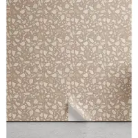 Abakuhaus Stones Peelbare & Lijmbehang voor thuis, Zelfklevende Keukenaccent in de woonkamer, 33 cm x 180 cm, Warm Taupe en Eierschaal
