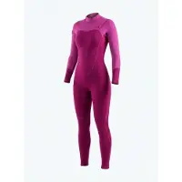 Mistral Breeze 76 | Dames Wetsuit | Roze | Maat XL | 2.5 mm Neopreen | Lange Mouw | Met Frontrits en Kniebeschermers | Voor Watersport