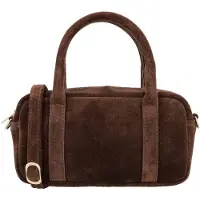 Charm London Suède Handtasje / Schoudertasje Sevilla Bruin