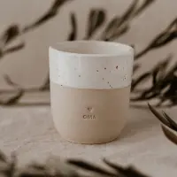 Eulenschnitt Mok Oma - Oma - Tas - Aardewerk - Handgemaakt - Servies - Decoratie - Grootouder - Geschenk - Cadeau - Koffie - Thee - Origineel Cadeau - Uniek - Vrienden - Koffietas