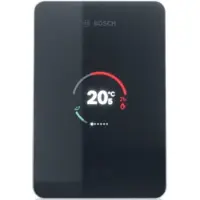 Bosch Slimme Thermostaat + 4 Radiatorknoppen – EasyControl Zwart – WiFi – Verwarming per Kamer – Bespaar Energie & Comfort