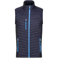 Regatta Heren Navigate Gewatteerd Hybride Gilet (Marine / Frans Blauw)