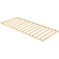 Prolenta Maison Exclusive - Bedbodem, bruin, 90 x 190 cm, massief beukenhout