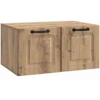 vidaXL Wandmontage TV-kast 59,5 x 41 x 30 cm Artisanaal eiken