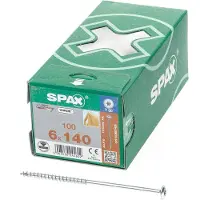 Spax 0251010601405 R 88193 m.Spitze/T-STAR Houtschroef 6 mm 140 mm T-STAR plus Staal WIROX 100 stuk(s)