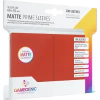 GameGenic Matte Prime Sleeves Red (100)