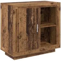 vidaXL Dressoir Oudhout 80 x 40 x 75 cm Bewerkt hout