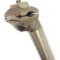 Kalloy Humpert Zadelpen Vast 25,4 x 350 mm Aluminium Zilver