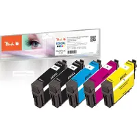 Peach Inkt, ml, Spar Plus inktpatronen, compatibel met nr. 502XL (M, BK, C, Y)