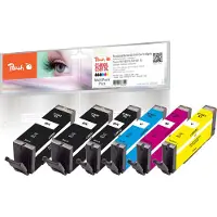 Peach Inkt, Nr. 580XL/581XL,PEA,Multi-Plus,REM,FW (M, BK, C, Y)
