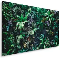 Karo-art Schilderij - Tuin vol prachtige bladeren, Premium Print