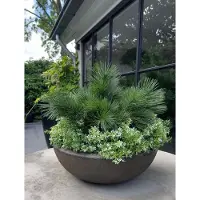 LeopoldFlora Eucalyptus kunststruikje groen-wit 30cm UV