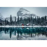 Karo-art 405cm X 270cm - Fotobehang - meer O'Hara Canada, premium print, inclusief behanglijm