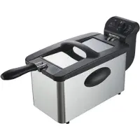 Big Buy Cooking CERFR3IN2 3 L Deep Fryer - 2000W - Stainless Steel