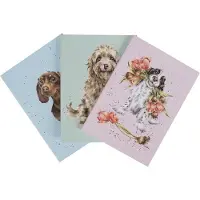Wrendale Designs Set 3 Notebooks - A Dog's Life -