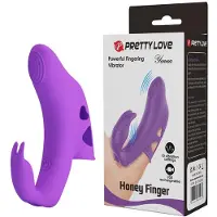 Pretty Love - Yenna - Krachtige Vinger Vibrator - Paars