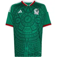 Adidas Functioneel shirt 'Mexico 26 Home Kids' groen / donkergroen / rood / wit