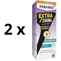 Paranix Extra Strong 2 x 200 ml - met kam - luizenshampoo